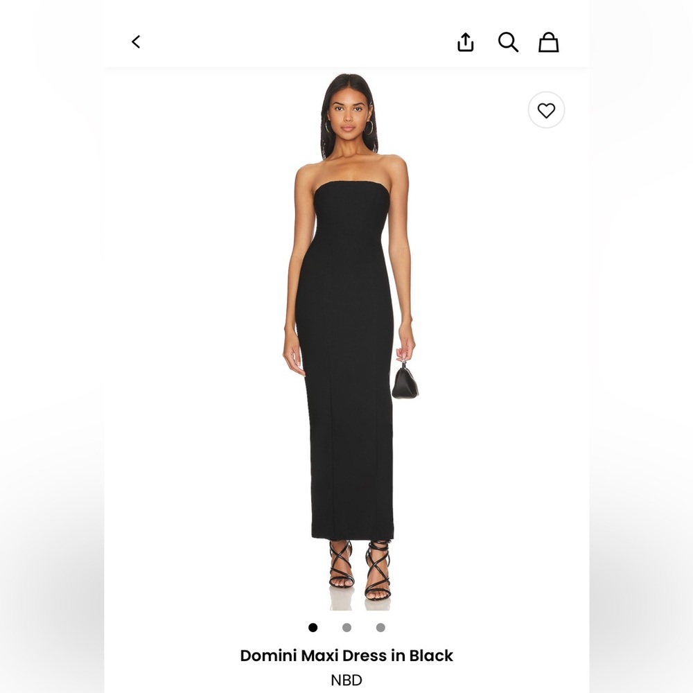 NBD Domini Maxi Dress in Black